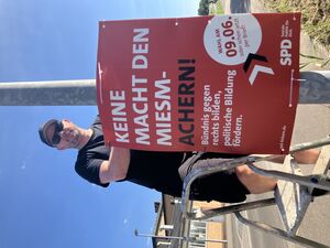 Plakatierung SPD Wahlprogramm 2024
